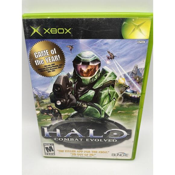 Halo: Combat Evolved (Microsoft Xbox, 2001) GOOD W/MANUAL! - Picture 1 of 8